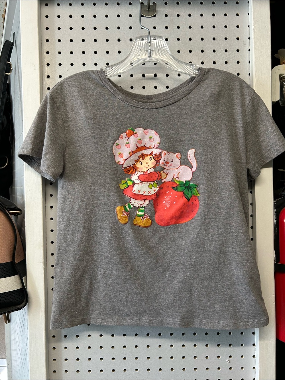 Strawberry Shortcake grey t-shirt size small. Great condition